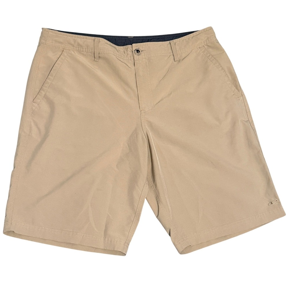 O'Neill Hybrid Shorts Stretch Quick Dry Khaki Beige 38 Polyester Spandex Mens
